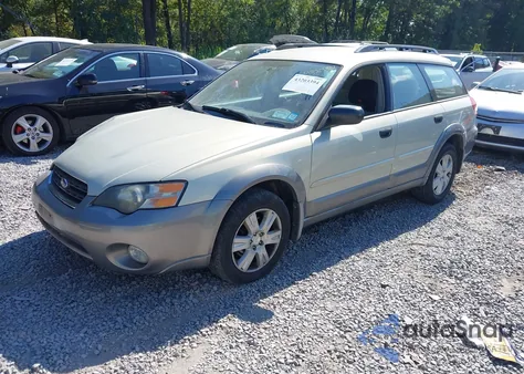 2005 Subaru Outback 2.5I z USA, uszkodzony, nr VIN 4S4BP61C557383718